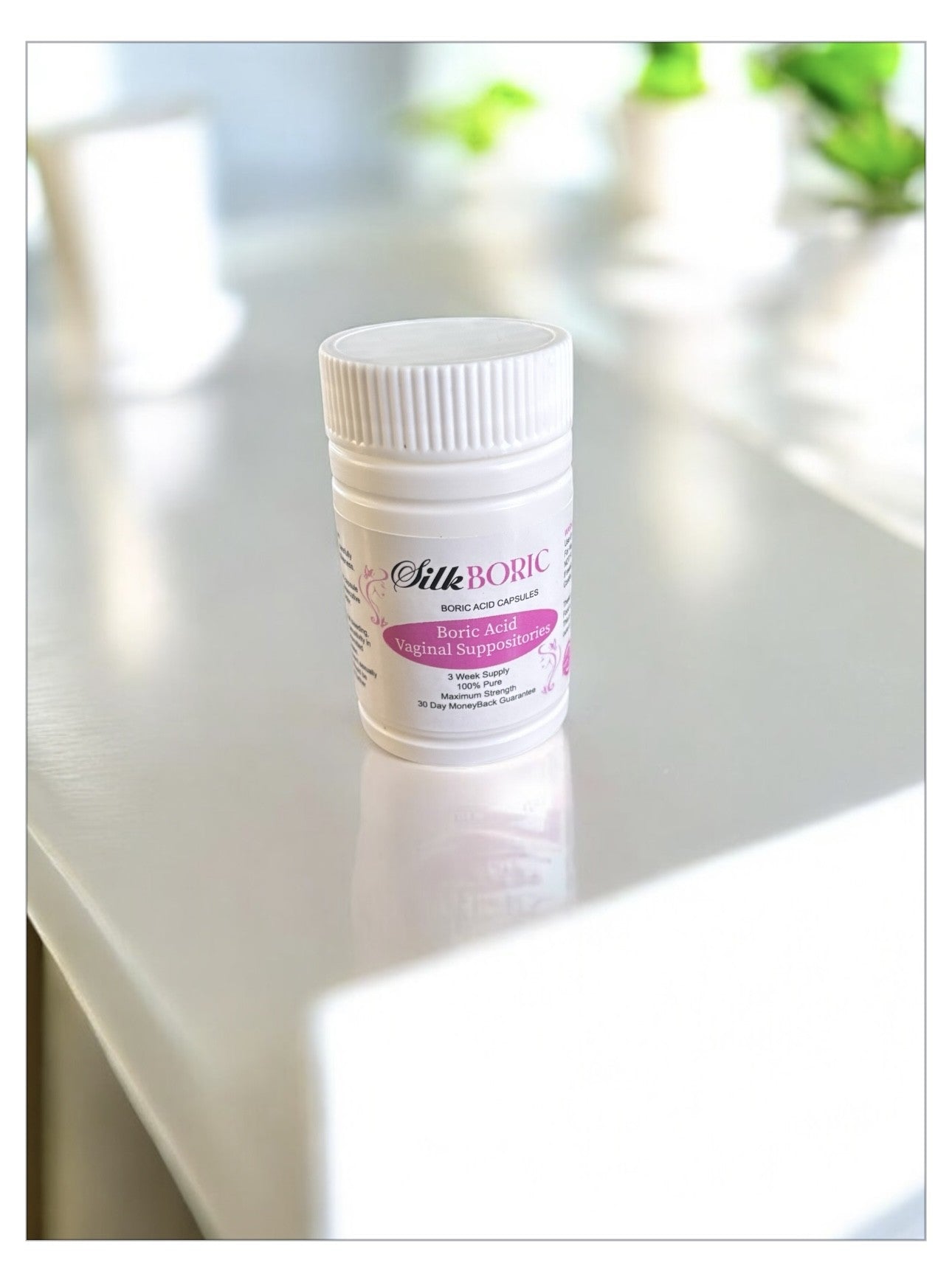 Boric Acid capsules for Vaginal Cleanse