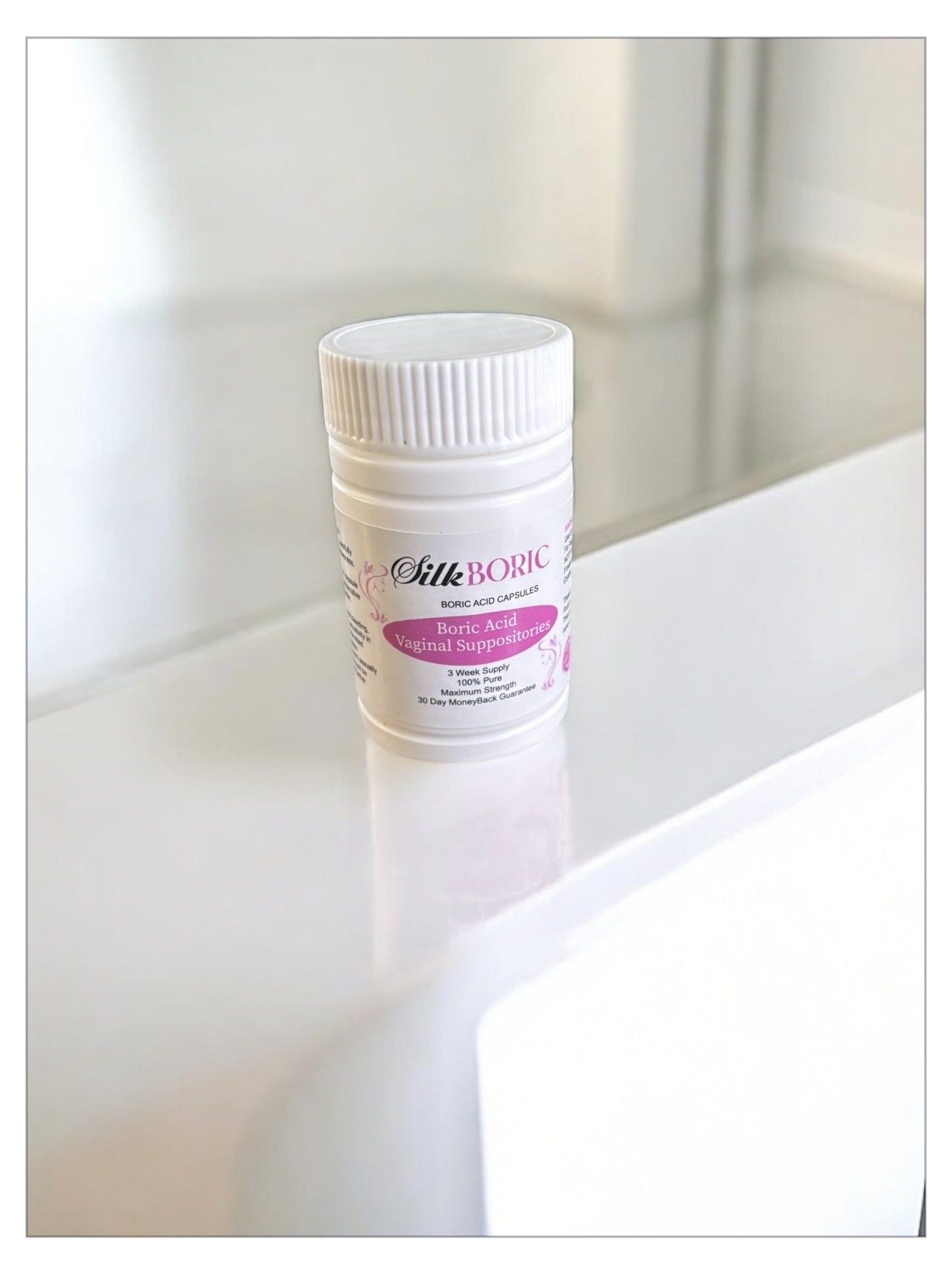 Boric Acid capsules for Vaginal Cleanse